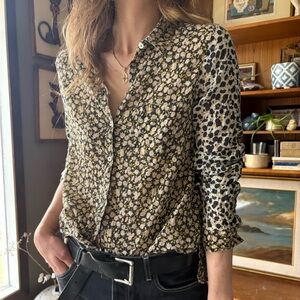 Holding Horses Print Button Up 6